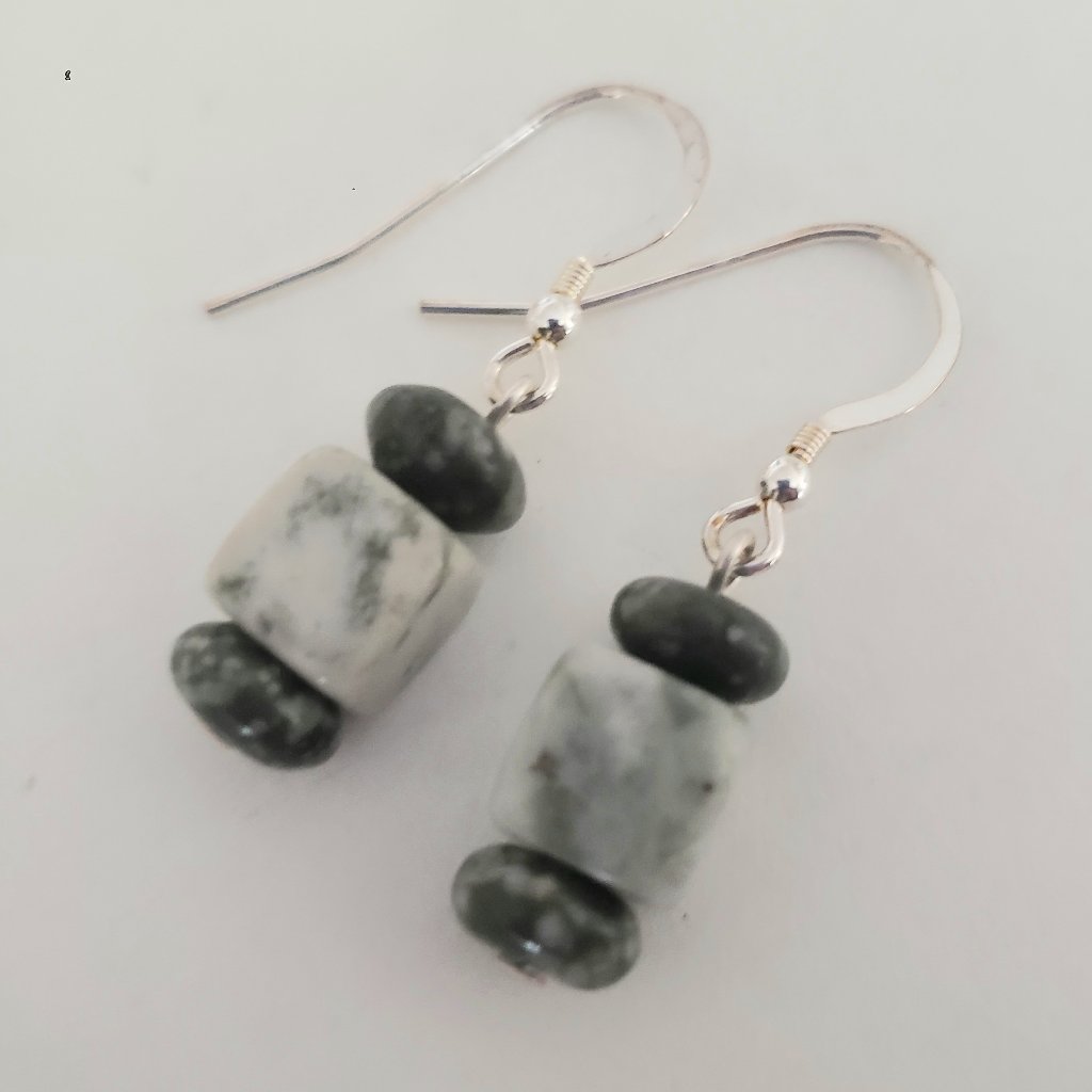 Kriaytions Peace Jade Earrings New